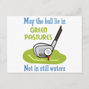 Golfers Prayer Briefkaart