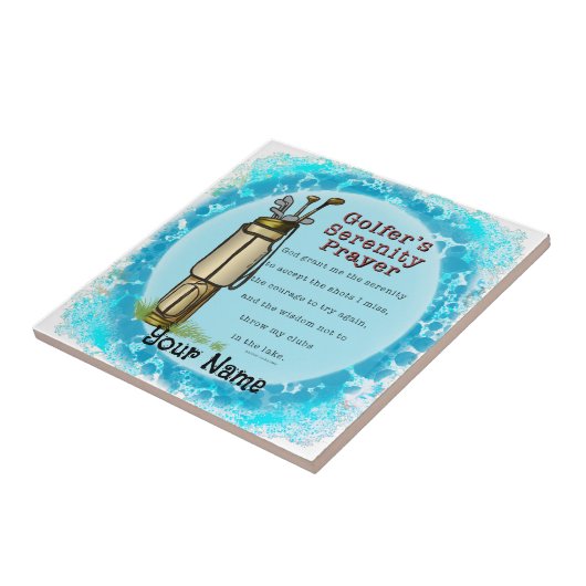 Golfers Prayer Tegeltje (Zijkant)
