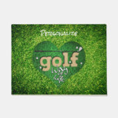Golfer's Putter Ball Golf Green Grass Deurmat (Voorkant)