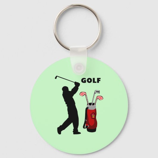 Golfers Sleutelhanger (Voorkant)
