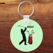 Golfers Sleutelhanger (Voorkant)