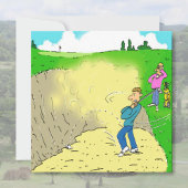 Golfer's Stuck in een BunkerCartoon