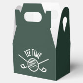 Golfers T-shirt Tijd Bedankdoosjes (Geopend)