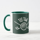 Golfers T-shirt Tijd Mok (Links)