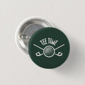 Golfers T-shirt Tijd Ronde Button 3,2 Cm (Voorkant /achterkant)