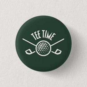 Golfers T-shirt Tijd Ronde Button 3,2 Cm