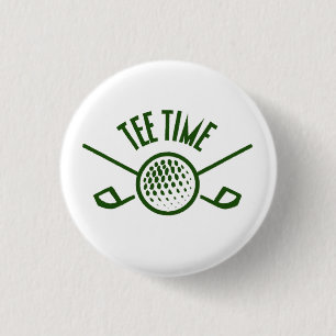 Golfers T-shirt Tijd Ronde Button 3,2 Cm