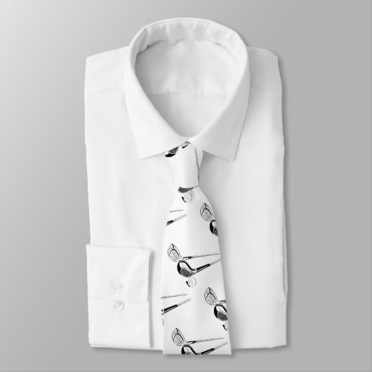 Golfer's Theme Mans Necktie Stropdas (Gebonden)