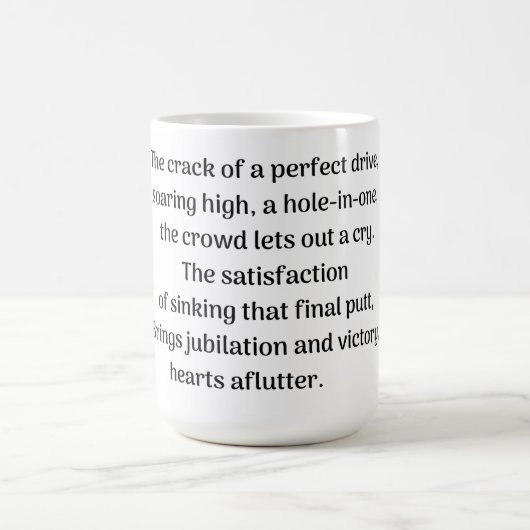 Golfer's thrill koffiemok (Center)