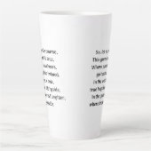 Golfer's thrill latte mok (Voorkant)