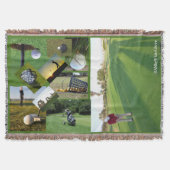 Golfer's Throw Blanket - HAMbyWhiteGlove Deken (Voorkant)