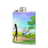 Golfer's vinylomhulling heupfles (Links)