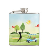 Golfer's vinylomhulling heupfles (Voorkant)