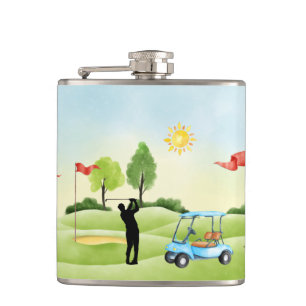 Golfer's vinylomhulling heupfles