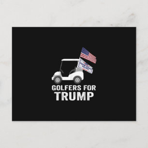 Golfers voor Trump 2020 Trump Supporters Golf Briefkaart