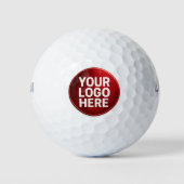Golfers Zakelijk Logo Merknaam Golfballen (Voorkant)