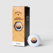 Golfer's Zalmonogram Golfbal Golfballen (Verpakking)