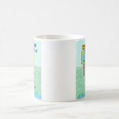 Golferscheut in een watergat koffiemok (Center)