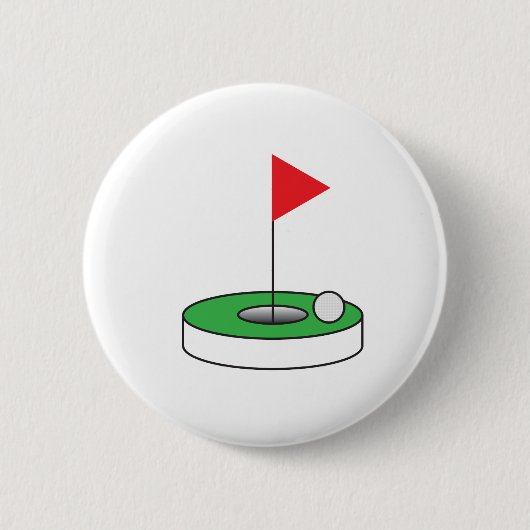 Golferspeld Ronde Button 5,7 Cm (Voorkant)