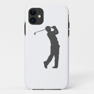 Golferspeler silhouette Case-Mate iPhone case