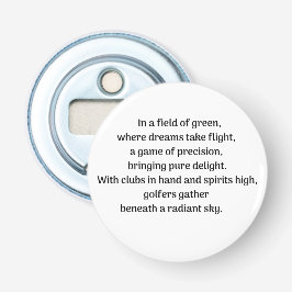Golferssensatie Button Flesopener