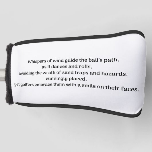 Golferssensatie Golfheadcover (Voorkant)