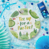 Golffeest Grappig gezegde t-shirt omhoog voor par Papieren Bordje (Feest)