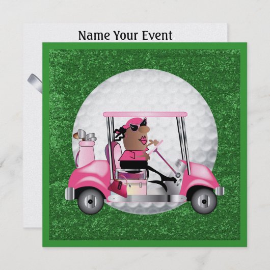 Golffeest - SRF Kaart (Voorkant / Achterkant)