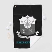 GolfFilipijnen, Filipijnse wapenmantel/vlag Golfhanddoek (Insitu)