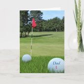 Golffoto Vaders Dag Kaart voor Golfing Pa (Voorkant)