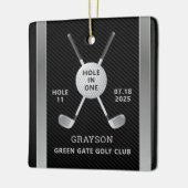 Golfgat in één keramisch Ornament (Links)