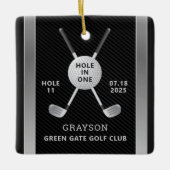 Golfgat in één keramisch Ornament (Voorkant)