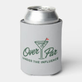 Golfgeschenk boven par en onder invloed Golf Blikjeskoeler (Blikje Voorkant)