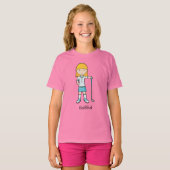 GolfGirl T-shirt (Voorkant volledig)