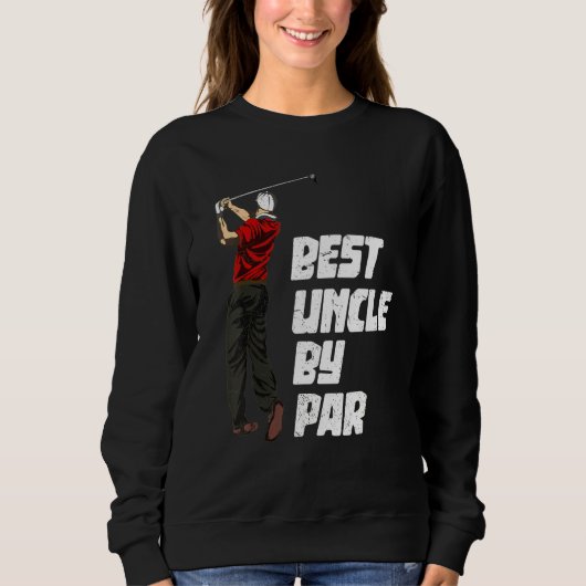 Golfgolfclub Beste oom van Par Golfer Sport G Trui (Voorkant)