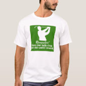 golfgolfer Hou je ballen T-shirt (Voorkant)