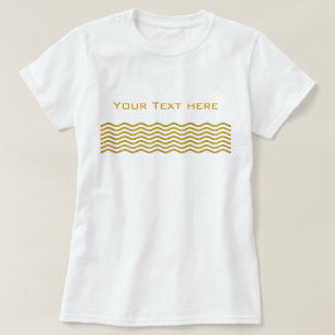  golfgoud en je achtergrond, tekst en ideeën t-shirt