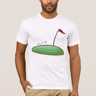 Golfgroen 18e Hole Mannen T-shirt