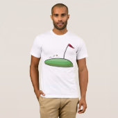 Golfgroen 18e Hole Mannen T-shirt (Voorkant volledig)