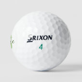 Golfgroene monogram, initiaal golfballen (Logo)