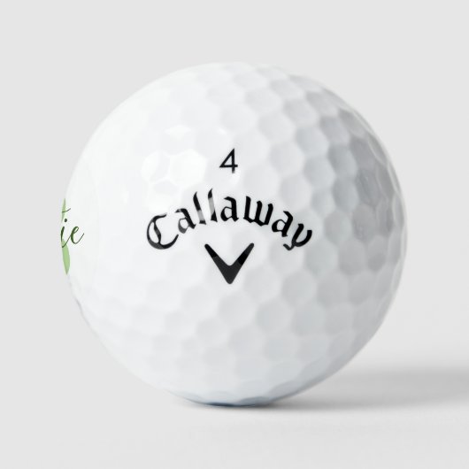 Golfgroene monogram, initiaal golfballen (Logo)