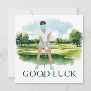 Golfgroet golfbal veel succes voor vrouwelijke gol
