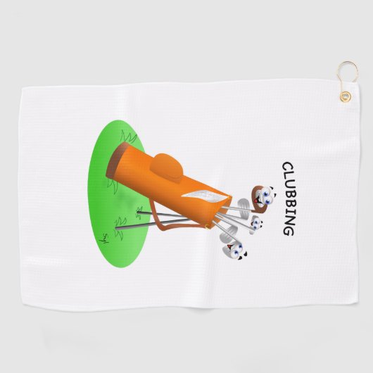 Golfhanddoek (Horizontaal)