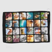 Golfhanddoek 24 Sjabloon met fotoklontering (Horizontaal)