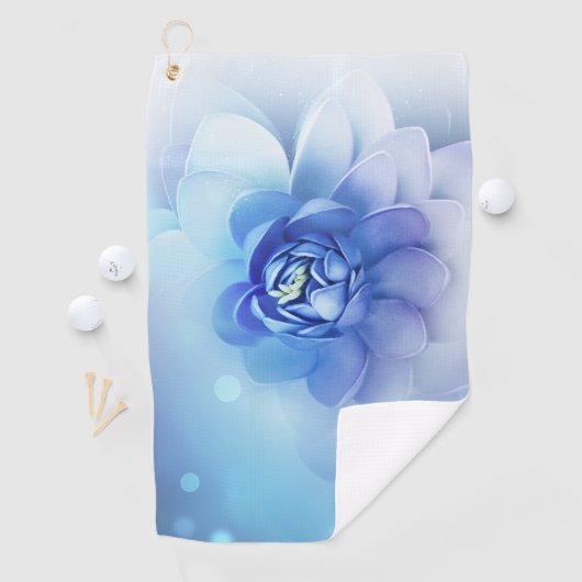 Golfhanddoek - Blauwe bloem (Insitu)