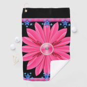 Golfhanddoek Bloemenprint (Insitu)
