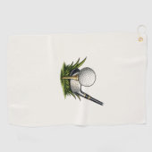 Golfhanddoek cadeau voor vader Vaderdag (Horizontaal)