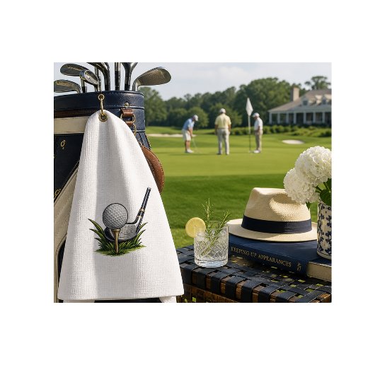 Golfhanddoek cadeau voor vader Vaderdag