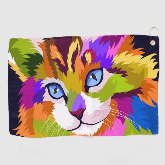 Golfhanddoek - Cat (Horizontaal)