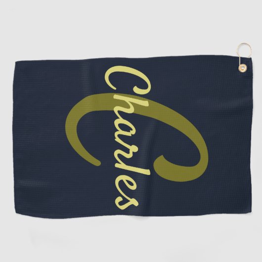 Golfhanddoek "Charles" (Horizontaal)